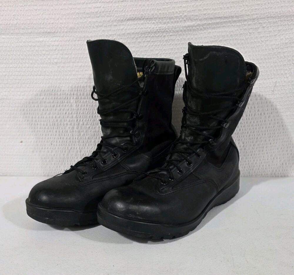 Belleville 700V Gore-Tex Combat Boots Mens 12.5 W Black Military Made USA